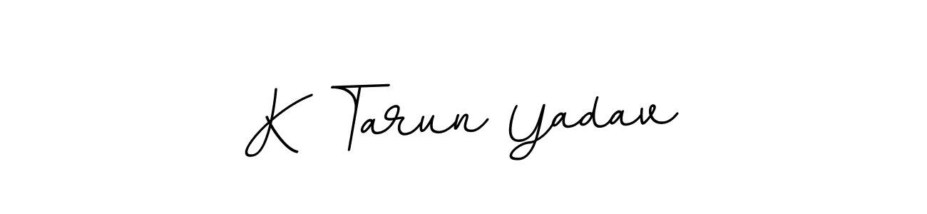 How to make K Tarun Yadav signature? BallpointsItalic-DORy9 is a professional autograph style. Create handwritten signature for K Tarun Yadav name. K Tarun Yadav signature style 11 images and pictures png