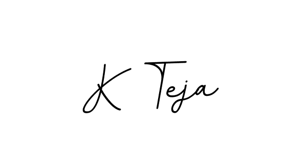 BallpointsItalic-DORy9 is a professional signature style that is perfect for those who want to add a touch of class to their signature. It is also a great choice for those who want to make their signature more unique. Get K Teja name to fancy signature for free. K Teja signature style 11 images and pictures png