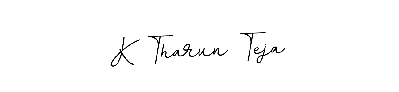 Make a beautiful signature design for name K Tharun Teja. Use this online signature maker to create a handwritten signature for free. K Tharun Teja signature style 11 images and pictures png