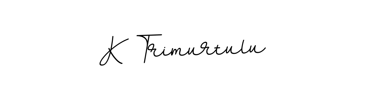 You can use this online signature creator to create a handwritten signature for the name K Trimurtulu. This is the best online autograph maker. K Trimurtulu signature style 11 images and pictures png