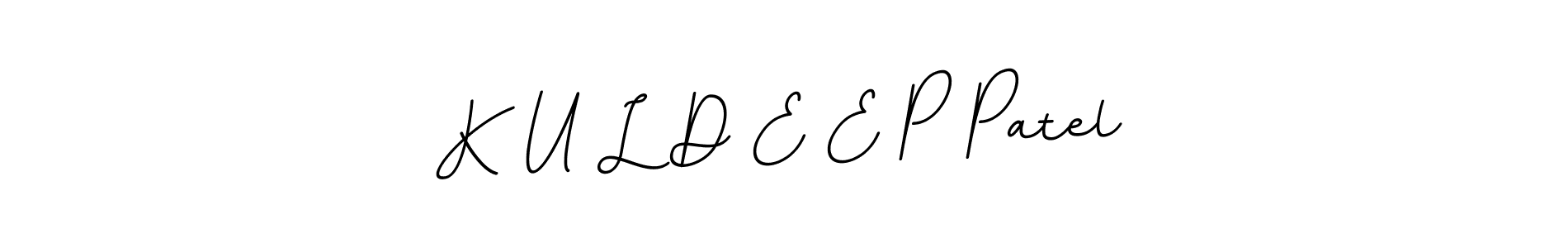 Use a signature maker to create a handwritten signature online. With this signature software, you can design (BallpointsItalic-DORy9) your own signature for name K U L D E E P Patel. K U L D E E P Patel signature style 11 images and pictures png