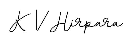 Designed for modern professionals: K V Hirpara name signature crafted with BallpointsItalic-DORy9 script. Ready for digital PDF workflows. K V Hirpara signature style 11 images and pictures png
