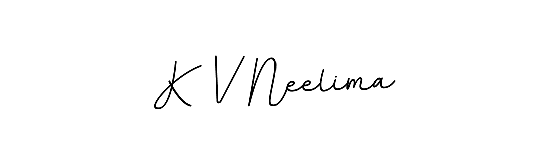 Also we have K V Neelima name is the best signature style. Create professional handwritten signature collection using BallpointsItalic-DORy9 autograph style. K V Neelima signature style 11 images and pictures png