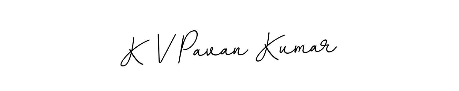 Also we have K V Pavan Kumar name is the best signature style. Create professional handwritten signature collection using BallpointsItalic-DORy9 autograph style. K V Pavan Kumar signature style 11 images and pictures png