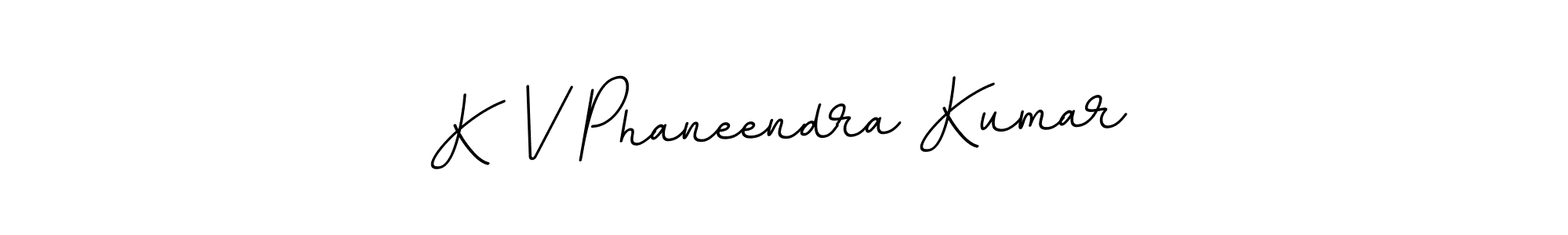 Design your own signature with our free online signature maker. With this signature software, you can create a handwritten (BallpointsItalic-DORy9) signature for name K V Phaneendra Kumar. K V Phaneendra Kumar signature style 11 images and pictures png