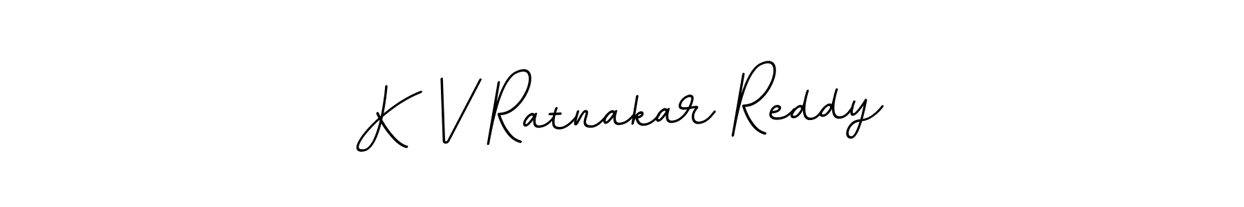 Create a beautiful signature design for name K V Ratnakar Reddy. With this signature (BallpointsItalic-DORy9) fonts, you can make a handwritten signature for free. K V Ratnakar Reddy signature style 11 images and pictures png