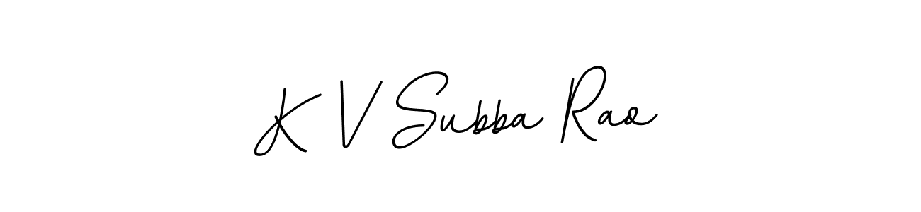 Make a beautiful signature design for name K V Subba Rao. Use this online signature maker to create a handwritten signature for free. K V Subba Rao signature style 11 images and pictures png