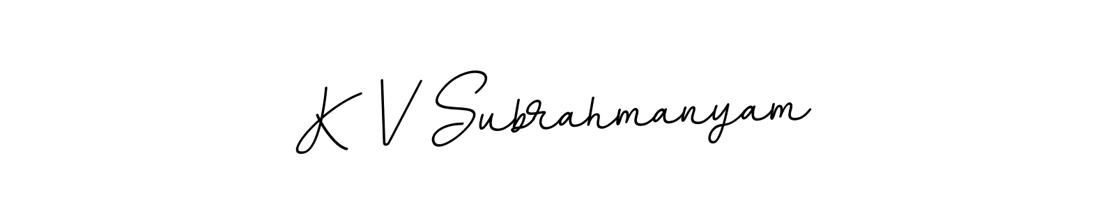 K V Subrahmanyam stylish signature style. Best Handwritten Sign (BallpointsItalic-DORy9) for my name. Handwritten Signature Collection Ideas for my name K V Subrahmanyam. K V Subrahmanyam signature style 11 images and pictures png