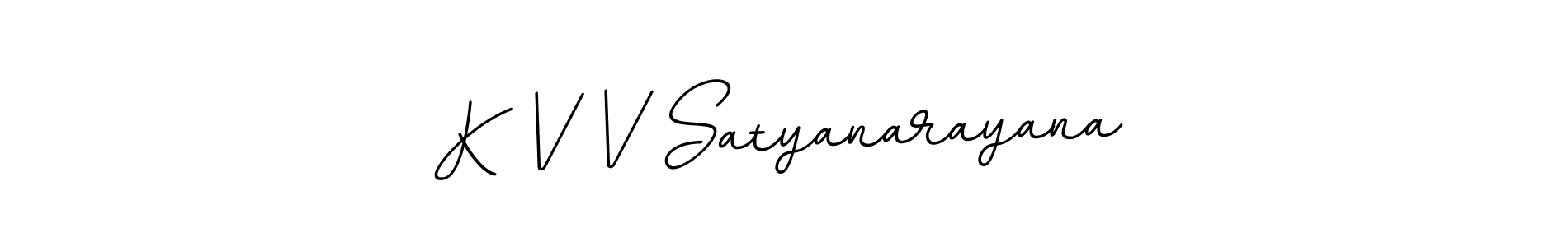 How to make K V V Satyanarayana name signature. Use BallpointsItalic-DORy9 style for creating short signs online. This is the latest handwritten sign. K V V Satyanarayana signature style 11 images and pictures png