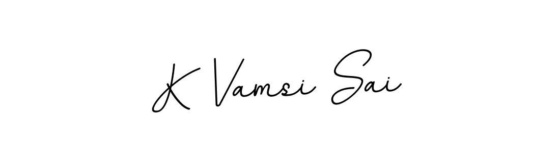 Similarly BallpointsItalic-DORy9 is the best handwritten signature design. Signature creator online .You can use it as an online autograph creator for name K Vamsi Sai. K Vamsi Sai signature style 11 images and pictures png