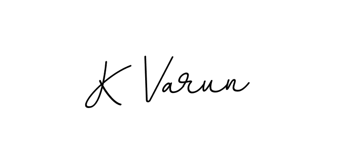 K Varun stylish signature style. Best Handwritten Sign (BallpointsItalic-DORy9) for my name. Handwritten Signature Collection Ideas for my name K Varun. K Varun signature style 11 images and pictures png