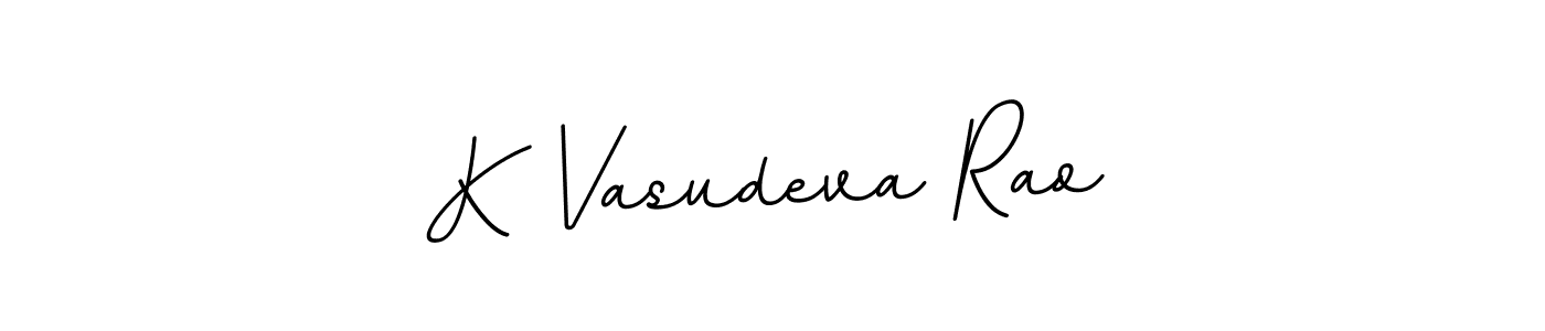 How to make K Vasudeva Rao name signature. Use BallpointsItalic-DORy9 style for creating short signs online. This is the latest handwritten sign. K Vasudeva Rao signature style 11 images and pictures png