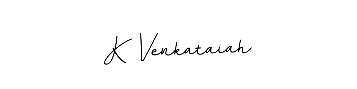 You should practise on your own different ways (BallpointsItalic-DORy9) to write your name (K Venkataiah) in signature. don't let someone else do it for you. K Venkataiah signature style 11 images and pictures png