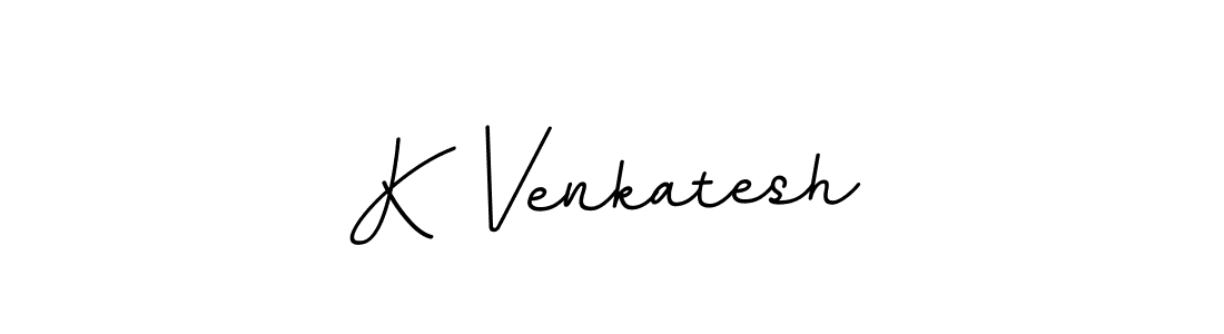 Make a beautiful signature design for name K Venkatesh. With this signature (BallpointsItalic-DORy9) style, you can create a handwritten signature for free. K Venkatesh signature style 11 images and pictures png