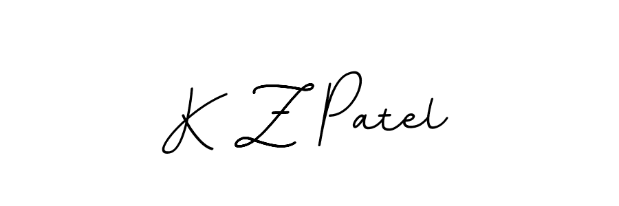 Similarly BallpointsItalic-DORy9 is the best handwritten signature design. Signature creator online .You can use it as an online autograph creator for name K Z Patel. K Z Patel signature style 11 images and pictures png