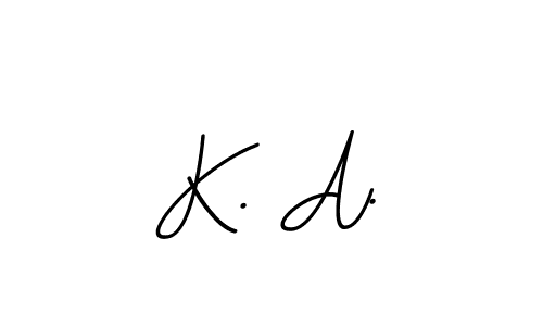 How to Draw K. A. signature style? BallpointsItalic-DORy9 is a latest design signature styles for name K. A.. K. A. signature style 11 images and pictures png