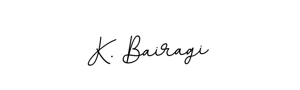 The best way (BallpointsItalic-DORy9) to make a short signature is to pick only two or three words in your name. The name K. Bairagi include a total of six letters. For converting this name. K. Bairagi signature style 11 images and pictures png