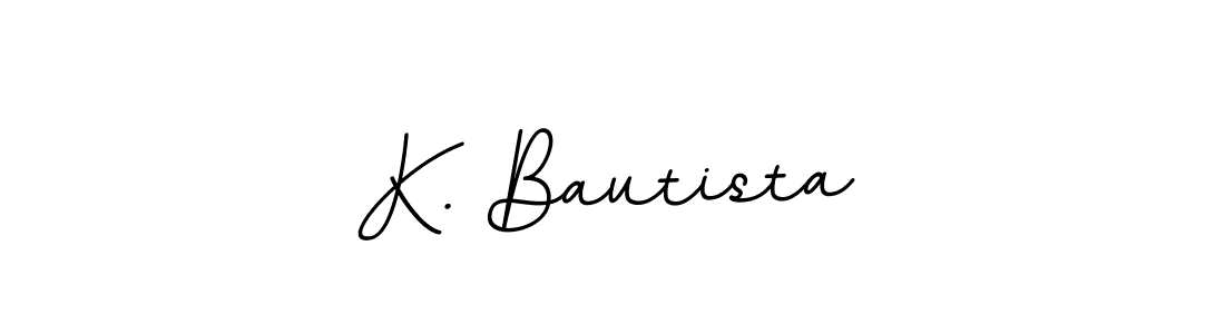 Create a beautiful signature design for name K. Bautista. With this signature (BallpointsItalic-DORy9) fonts, you can make a handwritten signature for free. K. Bautista signature style 11 images and pictures png