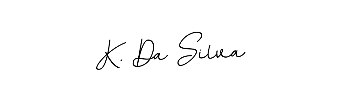 Check out images of Autograph of K. Da Silva name. Actor K. Da Silva Signature Style. BallpointsItalic-DORy9 is a professional sign style online. K. Da Silva signature style 11 images and pictures png