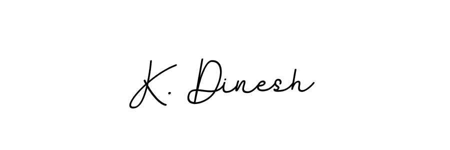 Make a beautiful signature design for name K. Dinesh. With this signature (BallpointsItalic-DORy9) style, you can create a handwritten signature for free. K. Dinesh signature style 11 images and pictures png