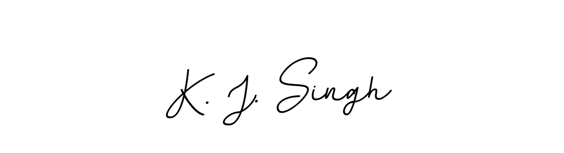 BallpointsItalic-DORy9 is a professional signature style that is perfect for those who want to add a touch of class to their signature. It is also a great choice for those who want to make their signature more unique. Get K. J. Singh name to fancy signature for free. K. J. Singh signature style 11 images and pictures png