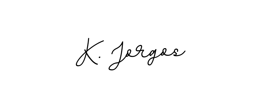 How to make K. Jorgos signature? BallpointsItalic-DORy9 is a professional autograph style. Create handwritten signature for K. Jorgos name. K. Jorgos signature style 11 images and pictures png
