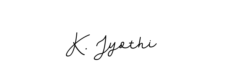 Make a beautiful signature design for name K. Jyothi. With this signature (BallpointsItalic-DORy9) style, you can create a handwritten signature for free. K. Jyothi signature style 11 images and pictures png