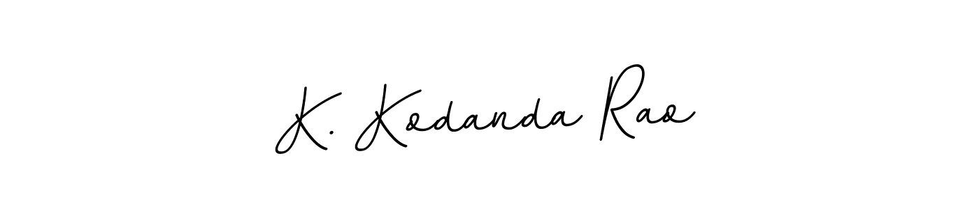 You should practise on your own different ways (BallpointsItalic-DORy9) to write your name (K. Kodanda Rao) in signature. don't let someone else do it for you. K. Kodanda Rao signature style 11 images and pictures png