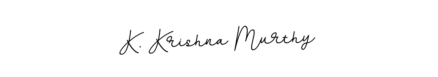 Design your own signature with our free online signature maker. With this signature software, you can create a handwritten (BallpointsItalic-DORy9) signature for name K. Krishna Murthy. K. Krishna Murthy signature style 11 images and pictures png