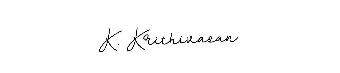 This is the best signature style for the K. Krithivasan name. Also you like these signature font (BallpointsItalic-DORy9). Mix name signature. K. Krithivasan signature style 11 images and pictures png