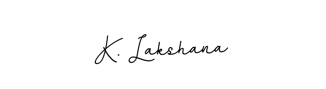 It looks lik you need a new signature style for name K. Lakshana. Design unique handwritten (BallpointsItalic-DORy9) signature with our free signature maker in just a few clicks. K. Lakshana signature style 11 images and pictures png