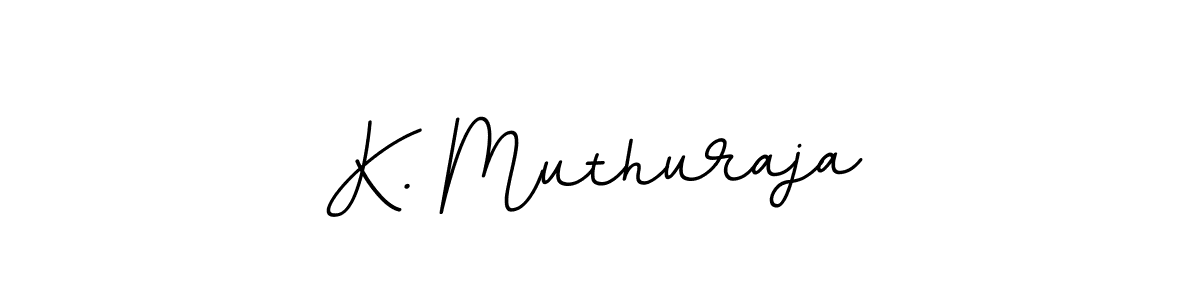 Create a beautiful signature design for name K. Muthuraja. With this signature (BallpointsItalic-DORy9) fonts, you can make a handwritten signature for free. K. Muthuraja signature style 11 images and pictures png