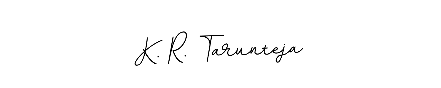 Check out images of Autograph of K. R. Tarunteja name. Actor K. R. Tarunteja Signature Style. BallpointsItalic-DORy9 is a professional sign style online. K. R. Tarunteja signature style 11 images and pictures png