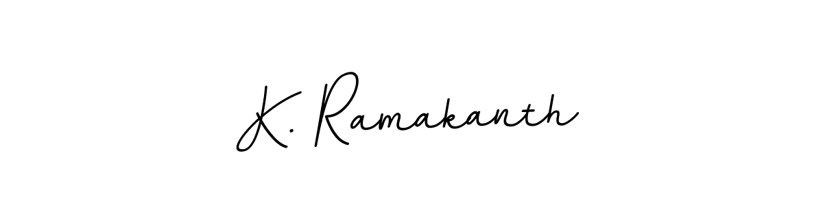 Make a beautiful signature design for name K. Ramakanth. With this signature (BallpointsItalic-DORy9) style, you can create a handwritten signature for free. K. Ramakanth signature style 11 images and pictures png