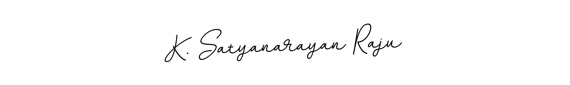 Design your own signature with our free online signature maker. With this signature software, you can create a handwritten (BallpointsItalic-DORy9) signature for name K. Satyanarayan Raju. K. Satyanarayan Raju signature style 11 images and pictures png