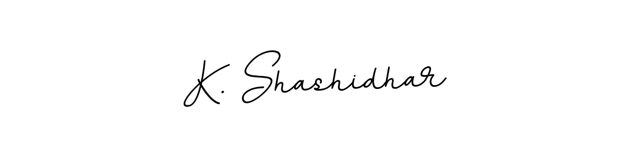 Make a beautiful signature design for name K. Shashidhar. With this signature (BallpointsItalic-DORy9) style, you can create a handwritten signature for free. K. Shashidhar signature style 11 images and pictures png