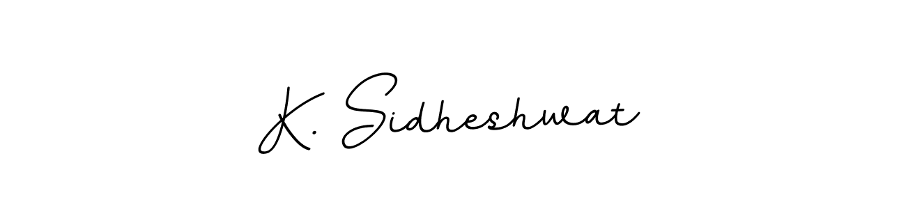 Make a beautiful signature design for name K. Sidheshwat. With this signature (BallpointsItalic-DORy9) style, you can create a handwritten signature for free. K. Sidheshwat signature style 11 images and pictures png