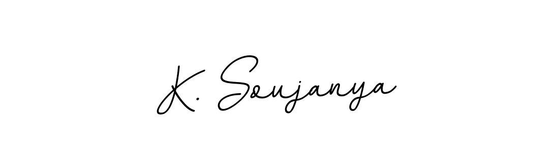 Also we have K. Soujanya name is the best signature style. Create professional handwritten signature collection using BallpointsItalic-DORy9 autograph style. K. Soujanya signature style 11 images and pictures png