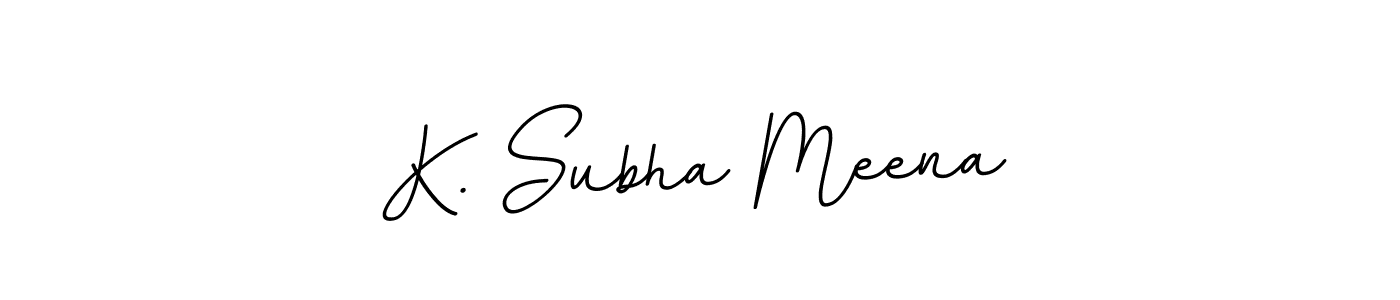 Check out images of Autograph of K. Subha Meena name. Actor K. Subha Meena Signature Style. BallpointsItalic-DORy9 is a professional sign style online. K. Subha Meena signature style 11 images and pictures png