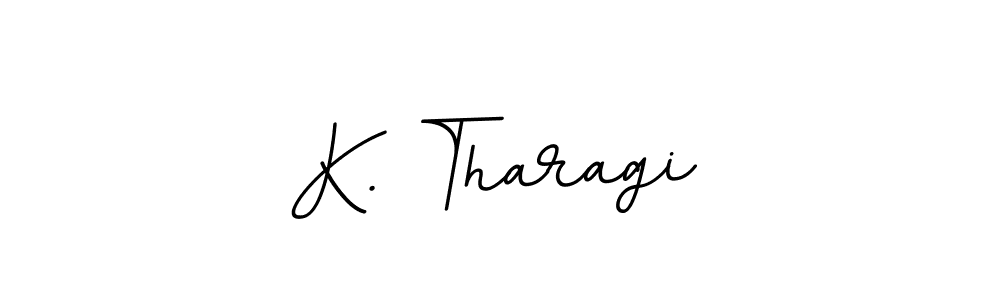 You should practise on your own different ways (BallpointsItalic-DORy9) to write your name (K. Tharagi) in signature. don't let someone else do it for you. K. Tharagi signature style 11 images and pictures png