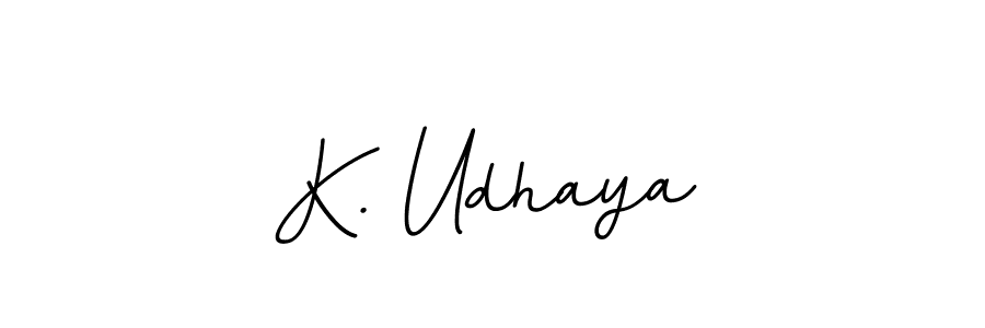 This is the best signature style for the K. Udhaya name. Also you like these signature font (BallpointsItalic-DORy9). Mix name signature. K. Udhaya signature style 11 images and pictures png