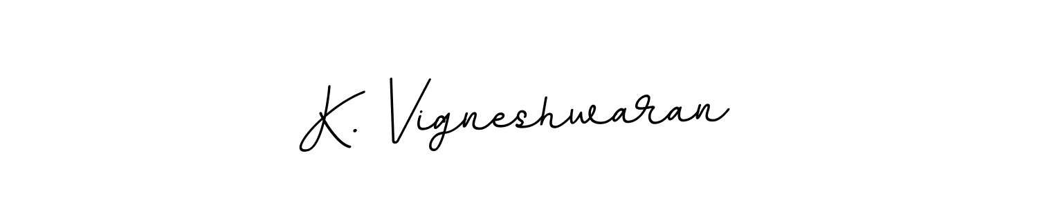 Create a beautiful signature design for name K. Vigneshwaran. With this signature (BallpointsItalic-DORy9) fonts, you can make a handwritten signature for free. K. Vigneshwaran signature style 11 images and pictures png