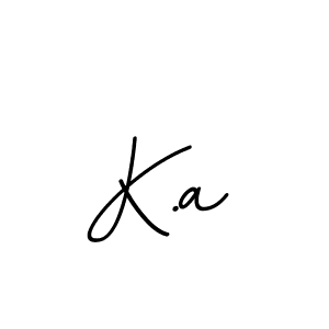 You can use this online signature creator to create a handwritten signature for the name K.a. This is the best online autograph maker. K.a signature style 11 images and pictures png