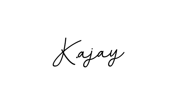 Create a beautiful signature design for name K.ajay. With this signature (BallpointsItalic-DORy9) fonts, you can make a handwritten signature for free. K.ajay signature style 11 images and pictures png