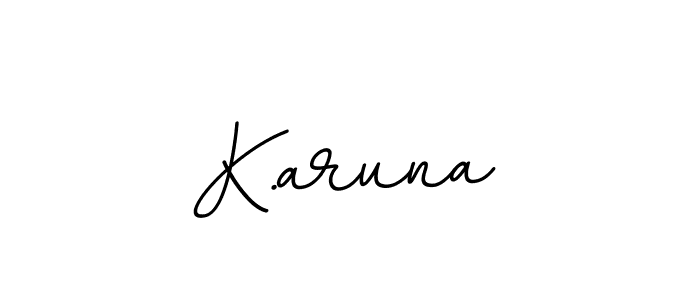 How to make K.aruna signature? BallpointsItalic-DORy9 is a professional autograph style. Create handwritten signature for K.aruna name. K.aruna signature style 11 images and pictures png