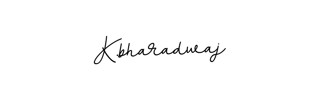 Design your own signature with our free online signature maker. With this signature software, you can create a handwritten (BallpointsItalic-DORy9) signature for name K.bharadwaj. K.bharadwaj signature style 11 images and pictures png