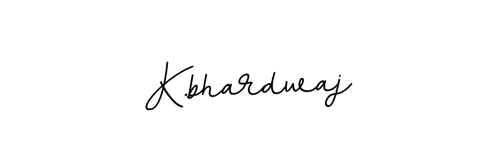 The best way (BallpointsItalic-DORy9) to make a short signature is to pick only two or three words in your name. The name K.bhardwaj include a total of six letters. For converting this name. K.bhardwaj signature style 11 images and pictures png