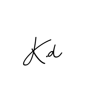 This is the best signature style for the K.d name. Also you like these signature font (BallpointsItalic-DORy9). Mix name signature. K.d signature style 11 images and pictures png