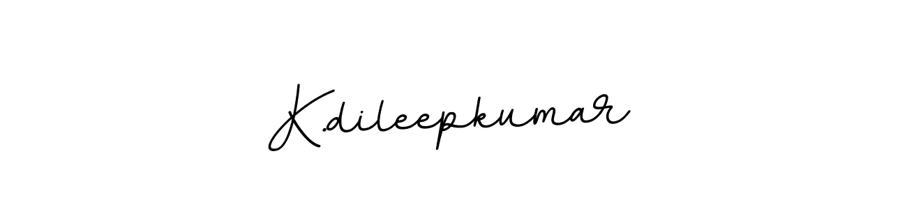 Design your own signature with our free online signature maker. With this signature software, you can create a handwritten (BallpointsItalic-DORy9) signature for name K.dileepkumar. K.dileepkumar signature style 11 images and pictures png