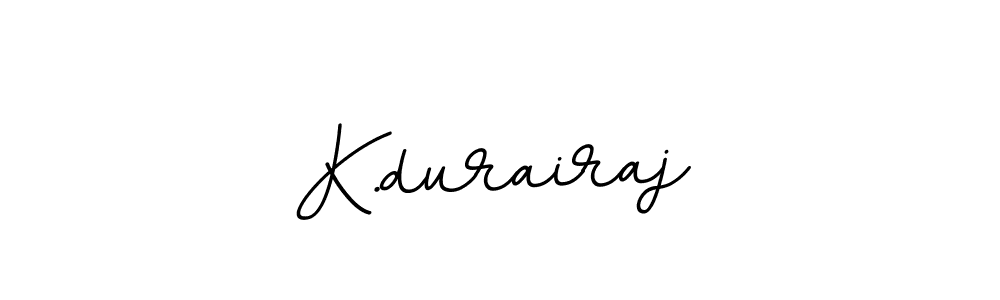 This is the best signature style for the K.durairaj name. Also you like these signature font (BallpointsItalic-DORy9). Mix name signature. K.durairaj signature style 11 images and pictures png